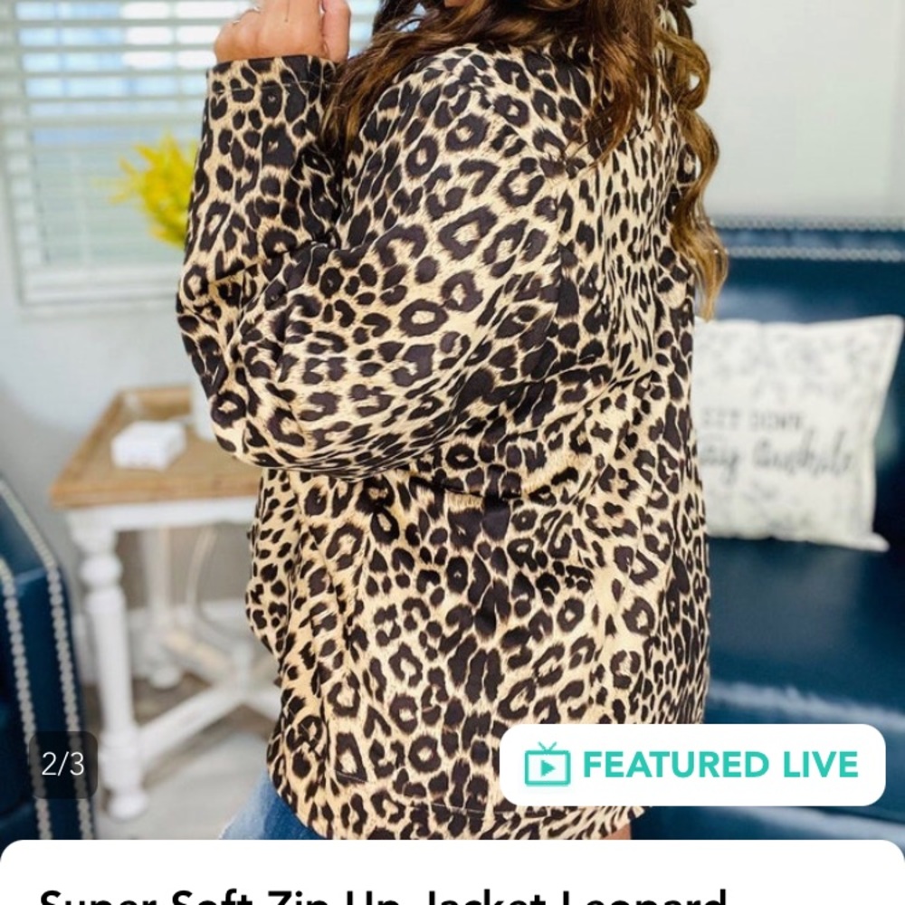 Leopard print super soft jacket/blazer. 3xl. NWT